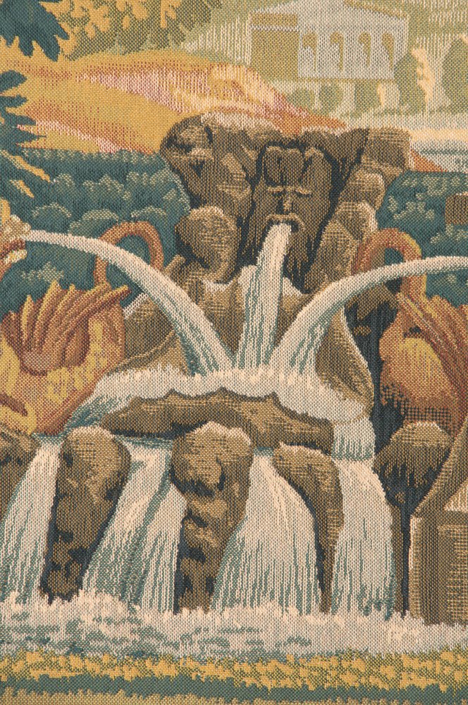 Villa Garden Classic Belgian Tapestry Wall Hanging - 62 in. x 66 in. Cotton/Viscose/Polyester by Charlotte Home Furnishings