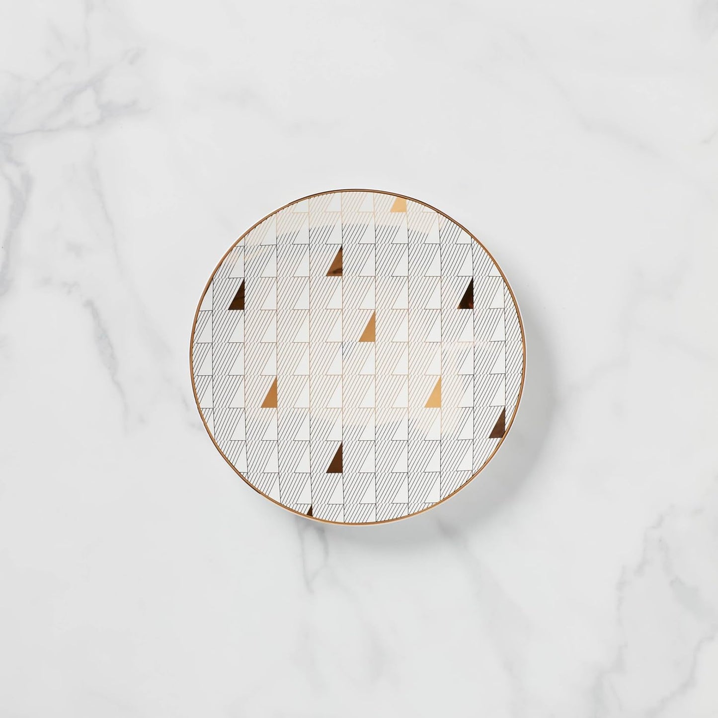 Lenox White Trianna Gold Salad Plate - 1.27 LB