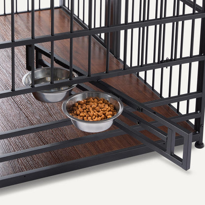 Amazon Basics Furniture Style Dog Crate, 48 Inches