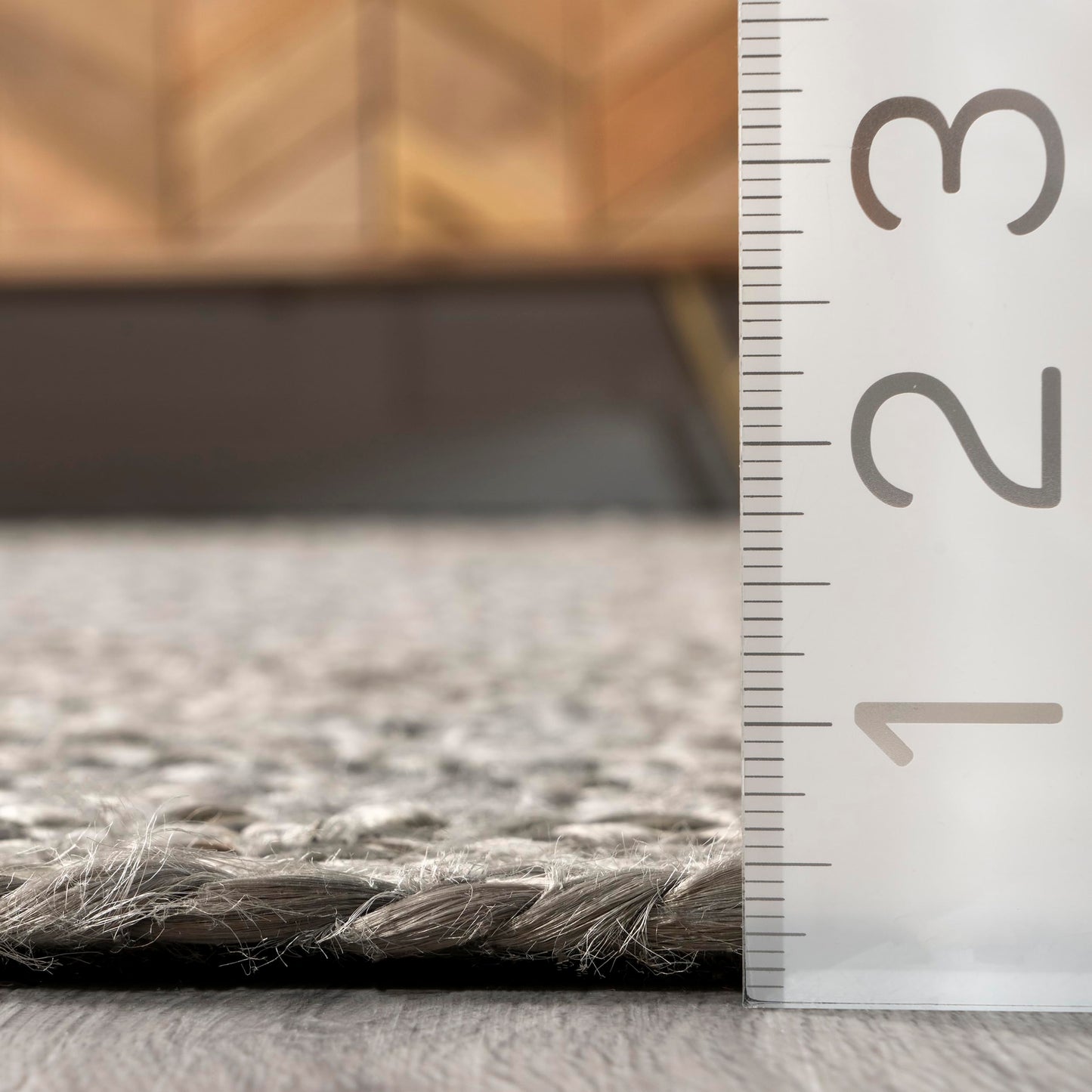 nuLOOM 9x12 Rigo Jute Hand Woven Area Rug, Grey, Solid Farmhouse Design, Natural Fiber, For Bedroom, Living Room, Dining Room, Hallway, Office, Kitchen, Entryway