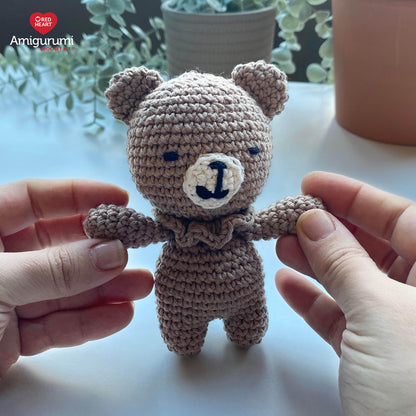 Red Heart Amigurumi Eddy The Bear Kit