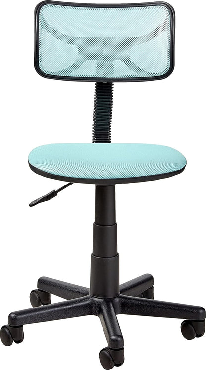 Urban Lifestyle Swivel Mesh Desk Chair, Blue, 20.86D x 22W x 33.46H in