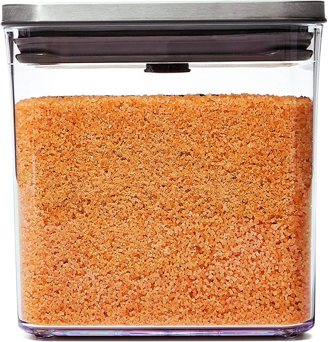 2.8 OXO Steel POP Container Big Short Sqaure - Qt for Cereal, Grains and More Grey