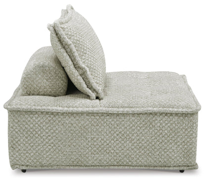 Signature Design by Ashley Bales Casual L-Shaped Modular Tufted 3-Piece Modular Seating with Non-Slip Decking, Beige