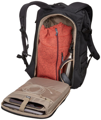 Thule Covert Camera Backpack 24L, Modular Internal Organization, Fits 14" Laptop & 11" Tablet, Includes Padded Shoulder Bag