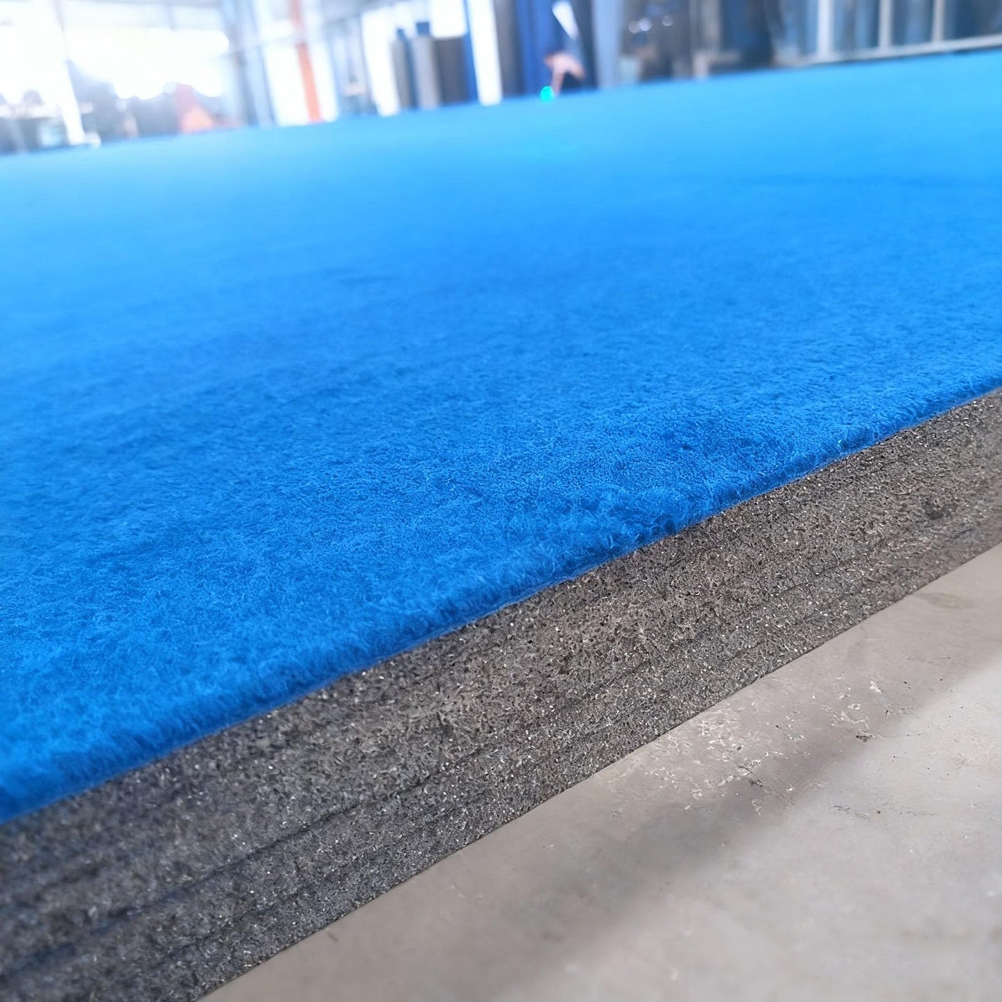 Premium Indoor Gymnastics Track Exercise Mat with Grippy Gym Carpet Top - Sturdy Foam Wrestling Mat for MMA, Cheerleading, and Fitness - Roll Out Design for Easy Setup