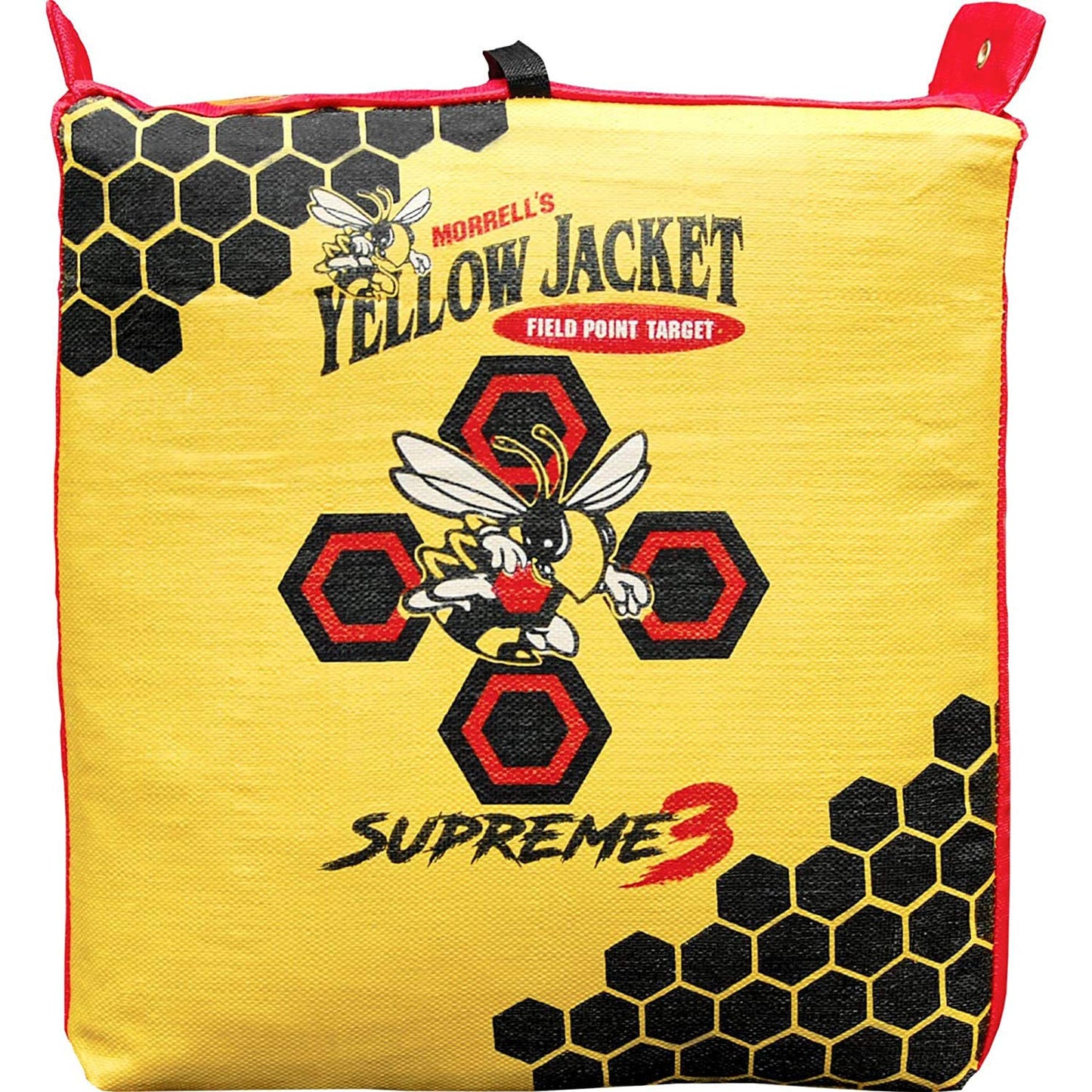 Morrell Yellow Jacket 3 Pack Supreme 3 Archery Bag Target 23"x12" Professional General, Weatherproof, 54 Layers, Dual-Side Shooting, MLDD Construction