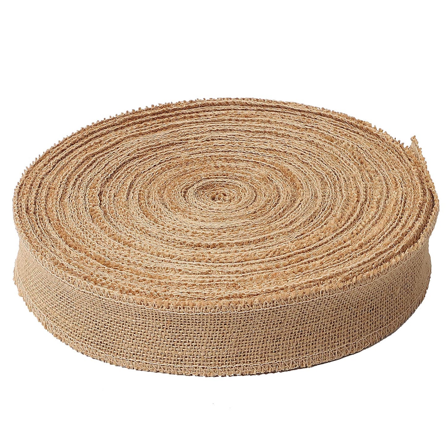 KINJOEK1 in Burlap Ribbon, 27 Yards Natural Jute Fabric Roll Ribbon for Craft, Christmas, Wedding, Gifts, Decoration