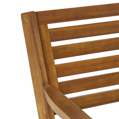 Christopher Knight Home Outdoor 6 Seater Acacia Wood Oval Dining Set with Cushions, Teak and Cream