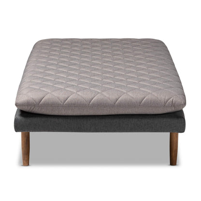 Baxton Studio Daybed, Single, Grey/Walnut