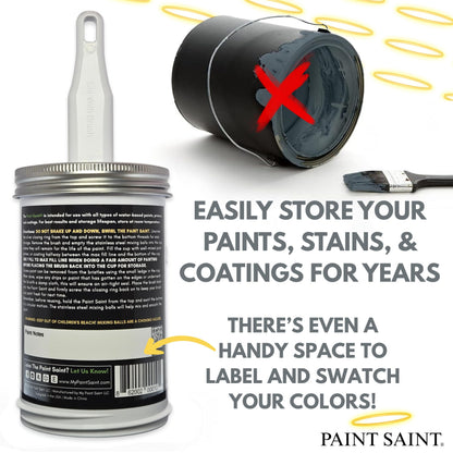 Paint Saint – Airtight Touch Up Paint Container with Built-In Brush | Mess-Free Paint Storage | Quick, Satisfying Touch Ups | Perfect for Homeowners, DIY & Property Managers
