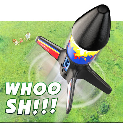 lakebyin Flying Launcher for Kids - Electric Flying Toys with Parachute Recovery - Eco-Friendly Toy with Unlimited Re-Launch - Great Birthday Gift