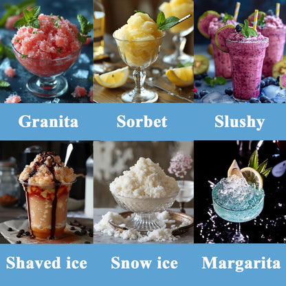 Shaved Ice Attachment for Kitchen Aid Stand Mixer - Snow cone Machine, Shaved Ice Maker,Snow Ice Machine，Include 8 Ice Molds, Fit for All Kitchen Aid Mixer