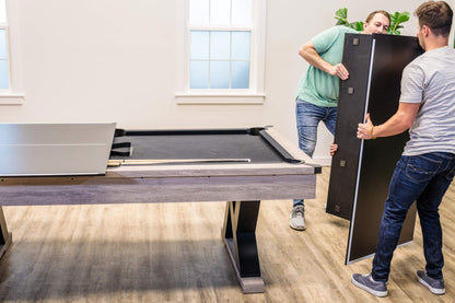 STIGA 4-Piece Table Tennis Conversion Top, Grey - Transform Your Pool Table into A Table Tennis Table