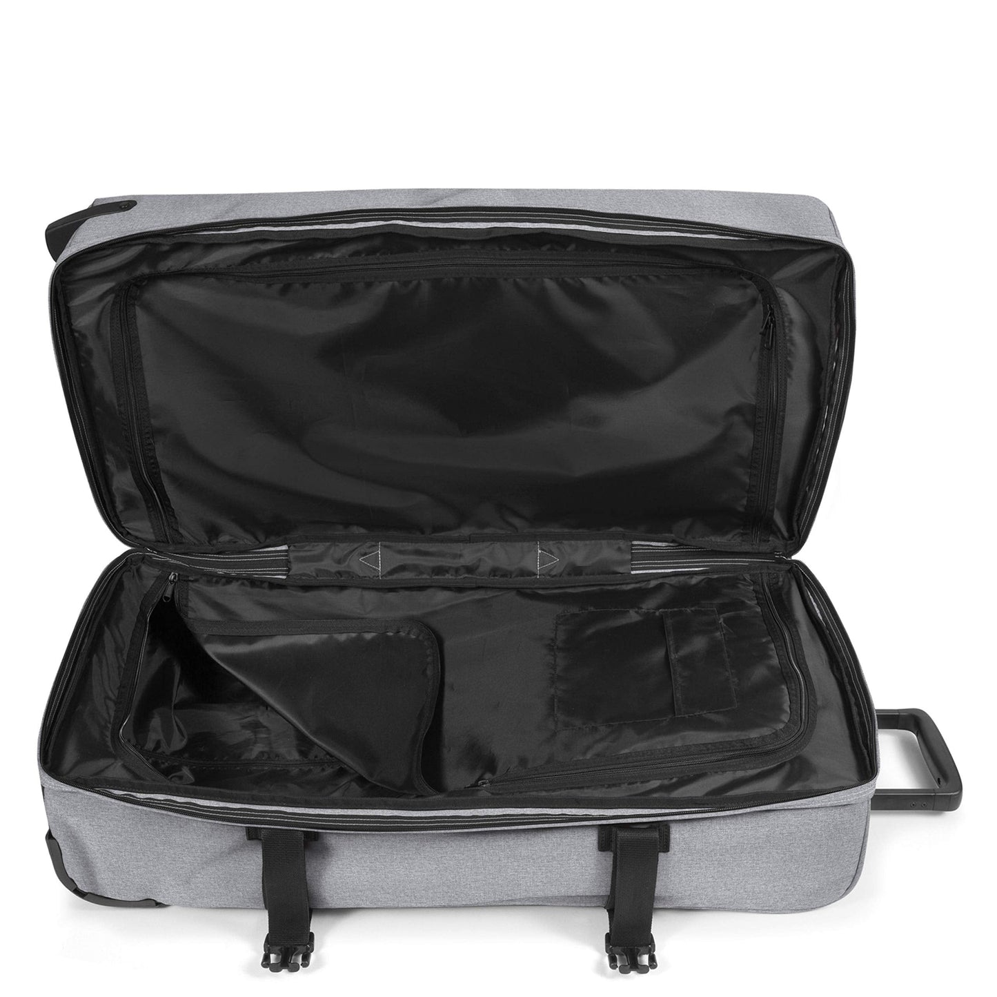 Eastpak Tranverz L – 121L Large Wheeled Luggage with Dual Compartments, TSA Lock, Compression Straps & Smooth-Wheeling System, Sunday Grey