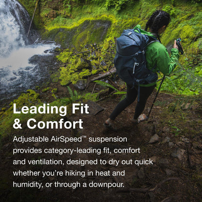 Osprey Downburst 26L Men's Hiking Backpack, Dark Charcoal