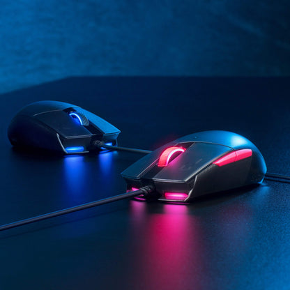 ASUS ROG Strix Impact III Wireless Gaming Mouse, 57 G Lightweight, 36K DPI Sensor, Bluetooth & 2,4GHz RF, ROG SpeedNova, Up to 618hrs Battery Life, Replaceable Switches, ROG Omni Receiver, Black