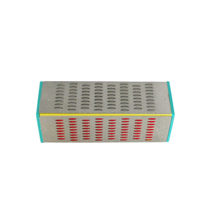 HFS(R) 4-Way Diamond Knife Sharpener Hone Sharpening Stone Industrial Grade 200 to 600 Grit Non-Slip Rubber Base 6" x 2"