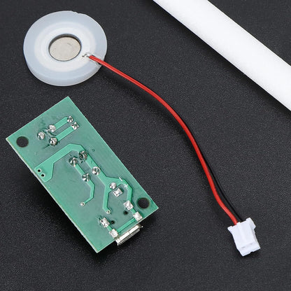 5V Mini USB Humidifier, DIY Kit Atomization Disc, USB Mist Maker with Timing Switch Control for Home Office