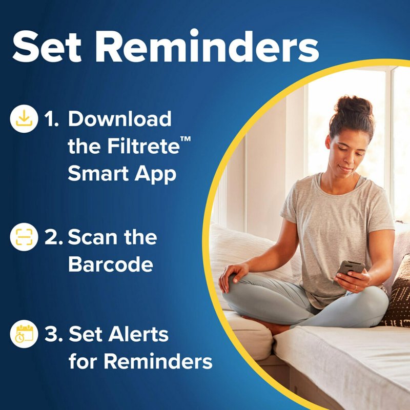 Filtrete 14x25x1 AC Furnace Air Filter, MPR 700, MERV 8, Tough on Pollen, Easy on Airflow, 3-Month Pleated 1-Inch Electrostatic Air Cleaning Filter, 6-Pack (Actual Size 13.81 x 24.81 x 0.81 in)