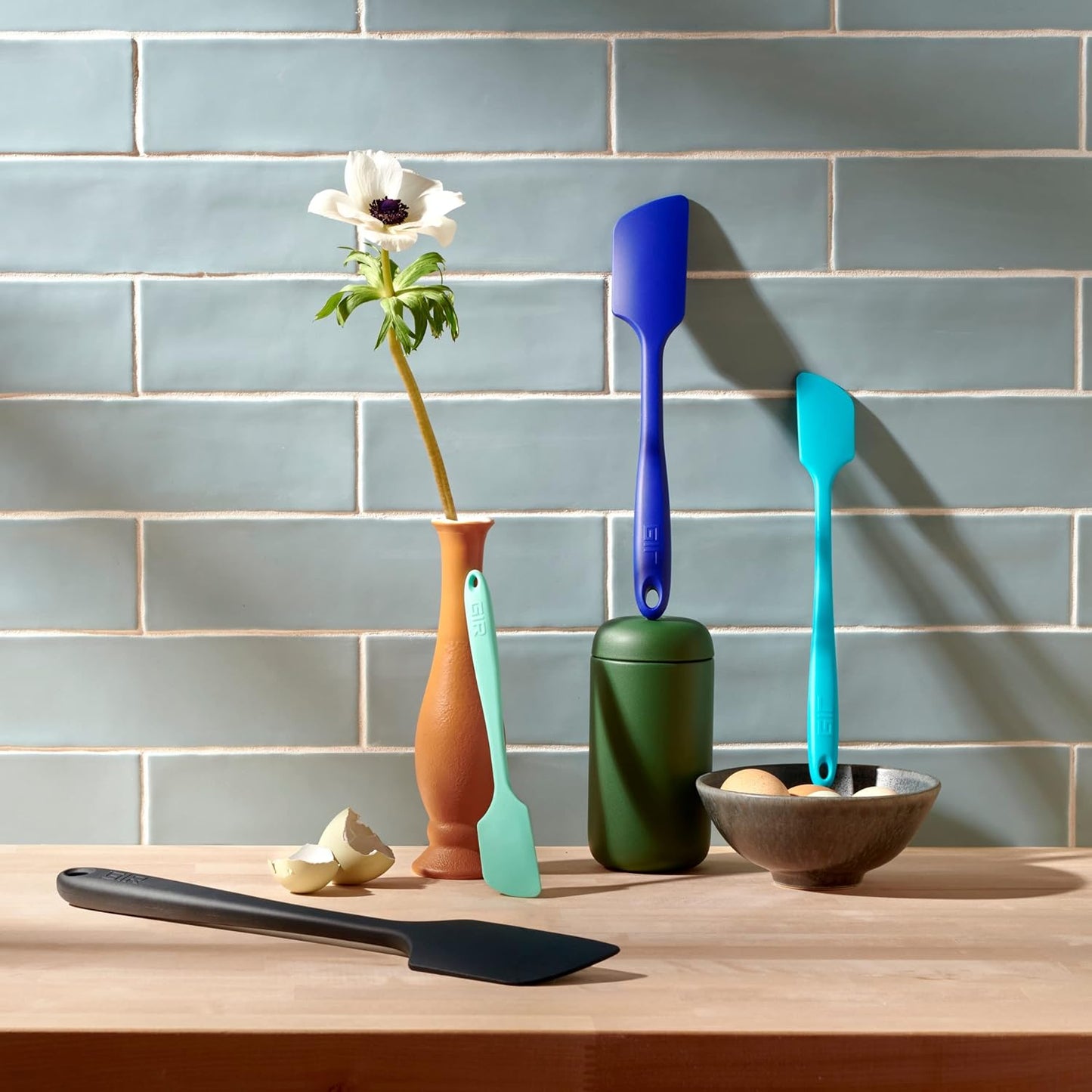 GIR: Get It Right Silicone Spatula for Cooking - 11-Inch Slate, Heat-Resistant Nonstick Kitchen Tool