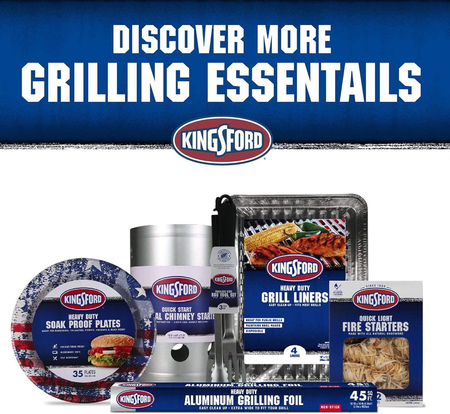32 Count Kingsford Quick Light Fire Starter Rolls, All Natural Hardwood with Paraffin, Water Resistant and Easy