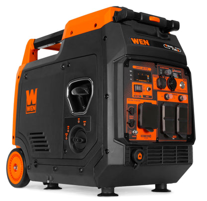 WEN Quiet and Lightweight 4800-Watt Dual Fuel RV-Ready Electric Start Portable Inverter Generator with Fuel Shut Off and CO Watchdog (DF480iX)