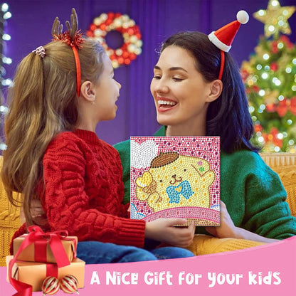 Diamond Art Kits for Kids - 4 Pack Diamond Art Painting Kits - Arts and Crafts for Kids Ages 8-12 - Diamond Art Mosaic Kits - Crafts for Girls 8-12 - GEM Art for 5 6 7 9 10 Year Old Girl Boys Gifts