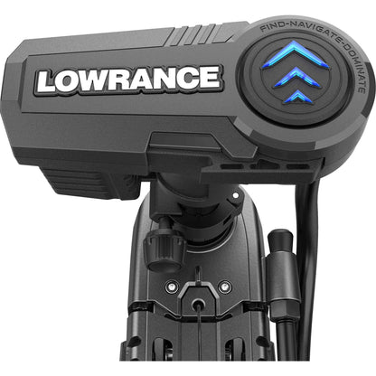 Lowrance Ghost - Freshwater Trolling Motor, 60" Shaft, Bow Mount, 97/120 lbs Thrust with Configurable Foot Pedal, TMR-1 Remote, HDI Sonar