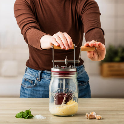 Kilner Vintage Glass Butter Churn; Delicious Homemade Butter in as Little as Ten Minutes; Large 34-Fluid Ounce Capacity Butter Churner, 1 EA