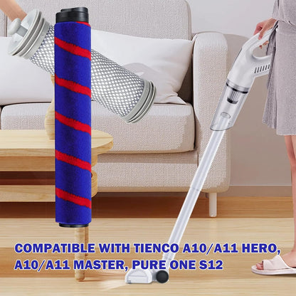 SaferCCTV Replacement Filter Compatible with Tineco A10 A11 Hero/Master Vacuum Cleaner 2 Pack Pre Filter with Roller