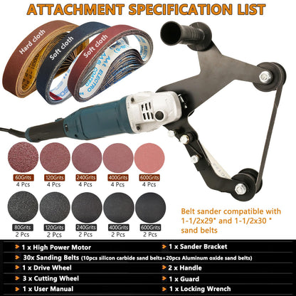 Rocsuk Pipe Belt Sander - 1280W Industrial Grade Pipe Tube Polishing Sandingwith 6 Variable Speeds,Suitable for Polishing Various Circular Pipe Materials,Woodworking and Metal Rust Removal.