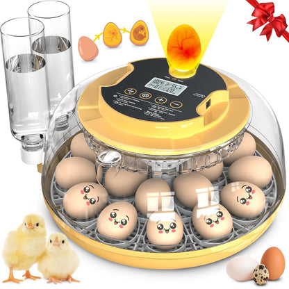 Innvello 18 2 2 Egg Incubator with Automatic Egg Turning and Humidity Control, Chicken Incubator for Hatching Eggs