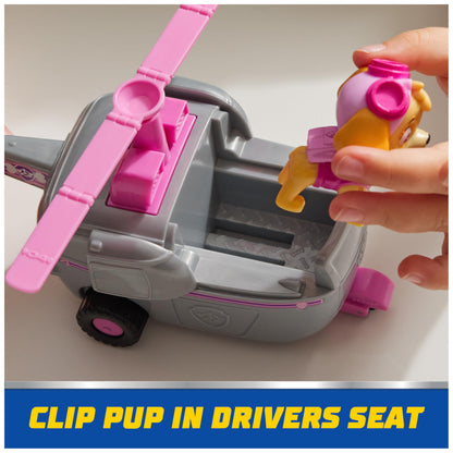 Paw Patrol, Skye’s Helicopter, Toy Vehicle with Collectible Action Figure, Sustainably Minded Kids Toys for Boys & Girls Ages 3 and Up