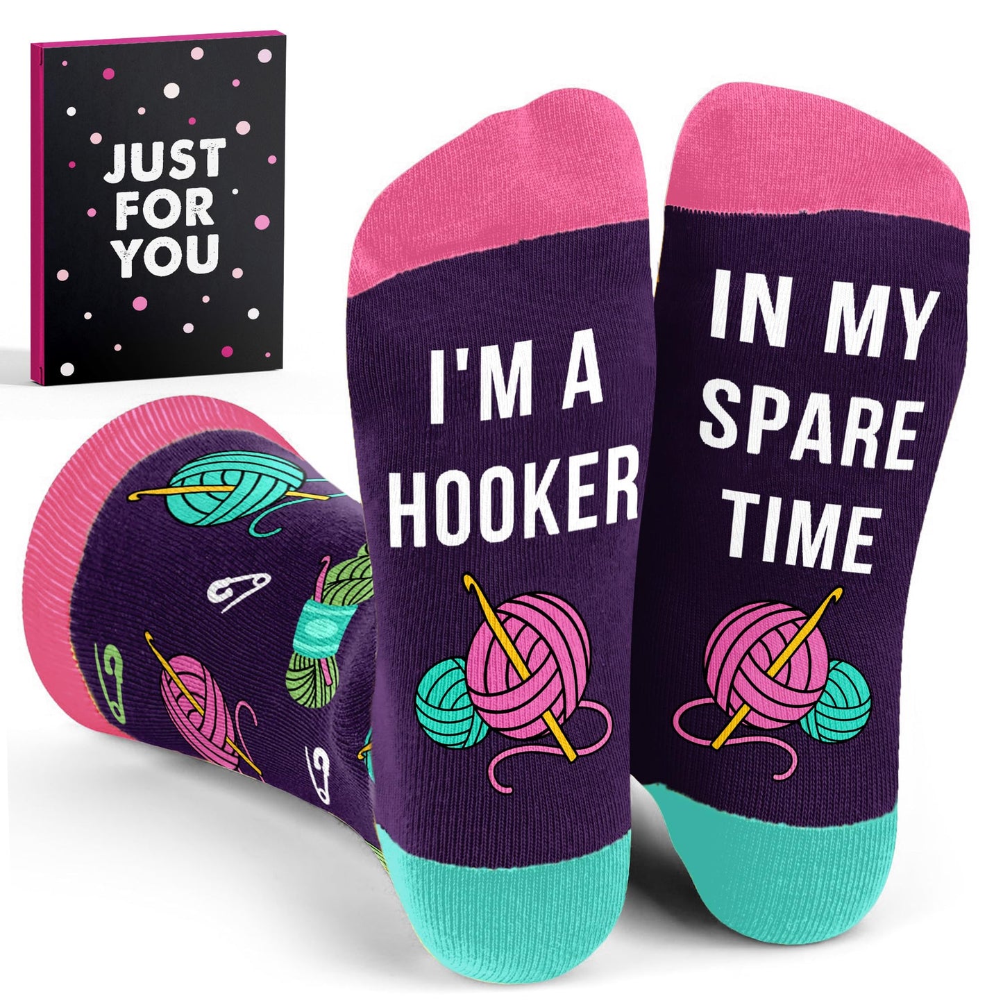 Gift for Crocheters - Versatile Knitting Socks for Women, Ideal Crochet Gifts for Crochet Lovers, Unique Knitting Presents For Any Occasion, Designed with Love for Knitters