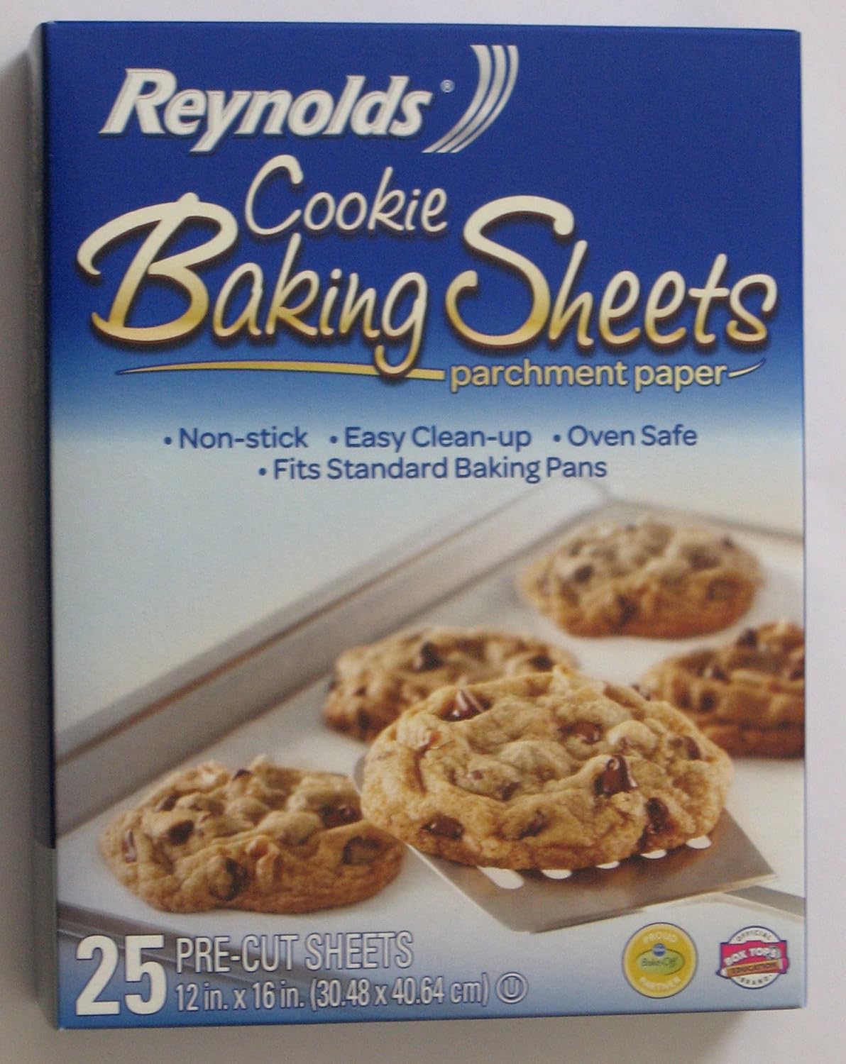 Reynolds Cookie Baking Sheets, Non-stick Parchment Paper, 2-pack, 25 Count Each