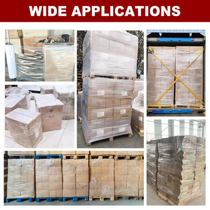 Electric Stretch Film Wrapping Machine,Stretch Film Dispenser Wrap Bench,Heavy Duty Film Wrapper Table Pallet Box Shrink for 12-28in Films,110V 25W