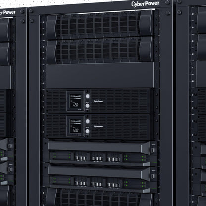 CyberPower OR1500LCDRT2U Smart App LCD UPS Battery Backup and Surge Protector, 1500VA/900W, 8 Outlets, AVR, 2U Rack/Tower