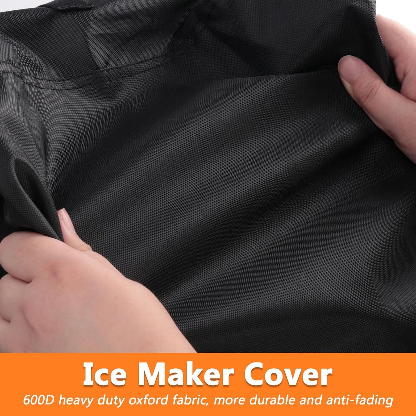 Ice Maker Cover for Portable Countertop Ice Maker Machine, Waterproof & Dustproof (13"L x 12.5"W x 8.5"H)