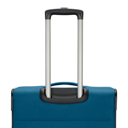 Samsonite Ascella 4 Large Checked Suitcase - Cerulean Blue