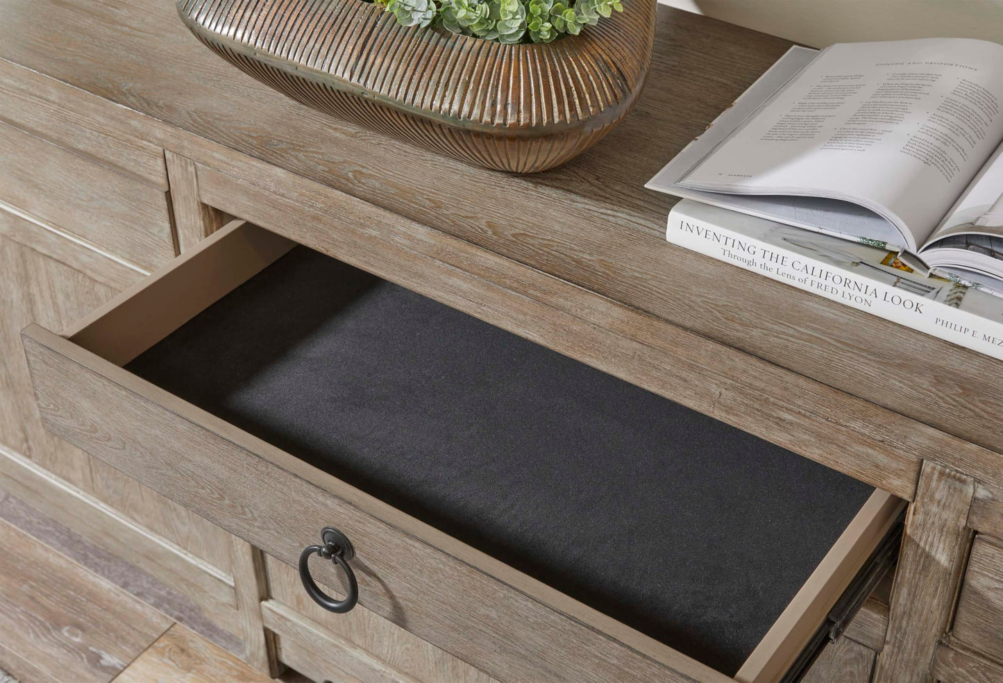 Parker House Edinburg Driftwood 90" Console