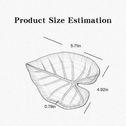 Leaf Spoon Rest, Leaf-shaped Ceramic Spoon Rest for Stove Top, Heat-resistant Kitchen Utensil Holder, Decorative Cookware Accessory