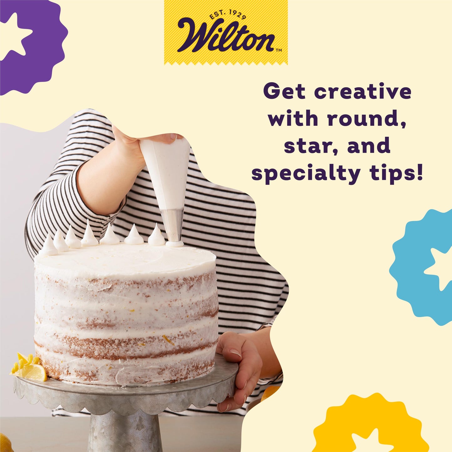 Wilton Master Cake Decorating Piping Tips Set - Decorating Supplies for Cakes & Cupcakes - Comes with Carrying Case - Includes Star, Leaf, Zigzag Tips & More - 55-Piece Set