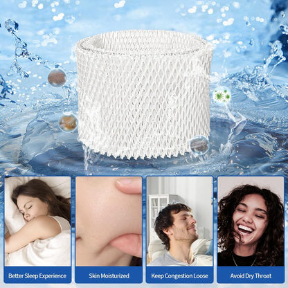 WF2 Humidifier Wicking Filters, Compatible with V icks Humidifier V3100 V3500 V3700 V3900, Kaz 3020, Fits for Honey well HCM-300T HCM-350 WA-8D, Sun beam 1118 1119 Series, Envira caire ECM-500, 2 Pack