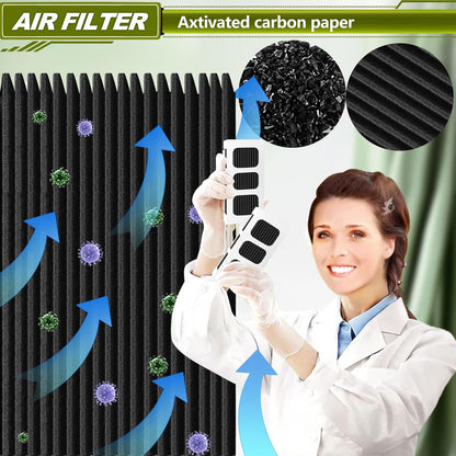 Paultra2 Refrigerator Air Filter Replacement for Frigidaire PAULTRA2 Pure Air Ultra II, 4 Pack