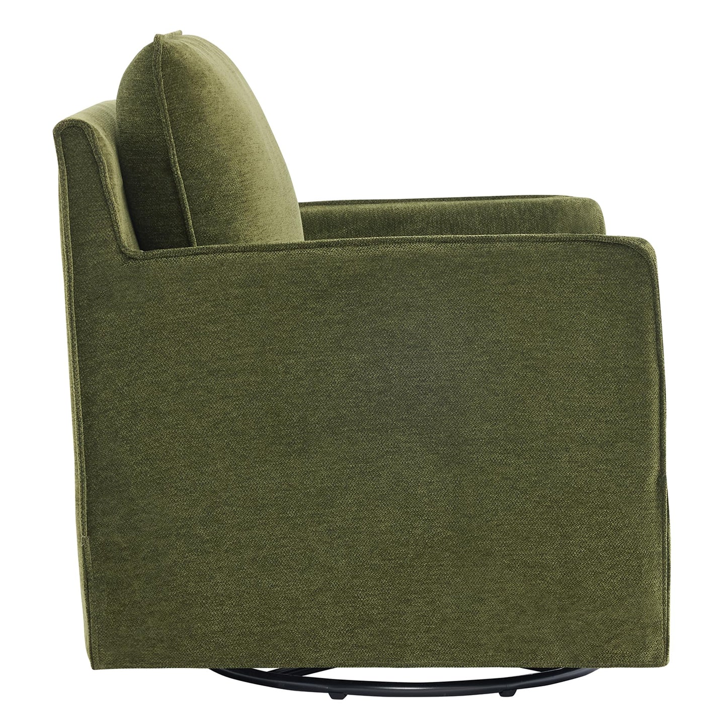KISLOT Swivel Accent Chair Rocking Recliner 360 Degree Swivel Armchair Machine-Washable Cover for Nursery Living Room Bedroom