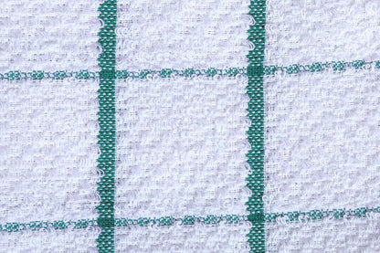 AMOUR INFINI Cotton Kitchen Dish Cloths Set of 8 - Highly Absorbent, Soft Terry Cleaning Cloths (Turquoise)