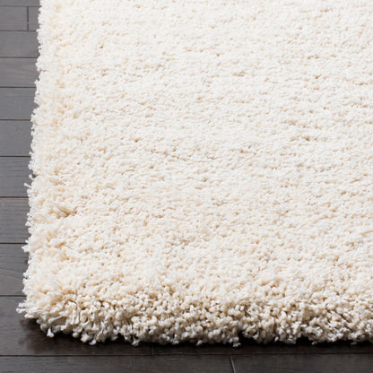 SAFAVIEH Milan Shag Collection Area Rug - 11' Square, Ivory, Solid Design, Non-Shedding & Easy to Clean, Plush Thick Pile, Ideal for Living Room, Bedroom (SG180-1212)