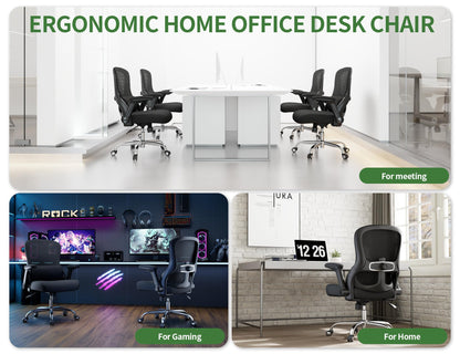 Office Chair - Computer Desk Chairs Comfy, Mesh High-Back Gaming Chair with Adjustable Lumbar Support, Executive Task Chair for Adults