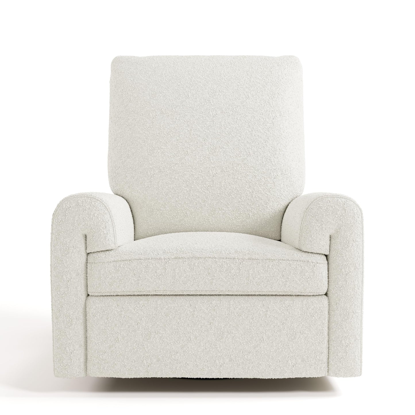 Storkcraft Sorrento Deluxe Power Recliner Swivel Glider – Premium Electronic Nursery Rocking Chair, Oeko-TEX 100 Certified, Includes Dual-USB Charging Port with USB-A & USB-C (Ivory Boucle)